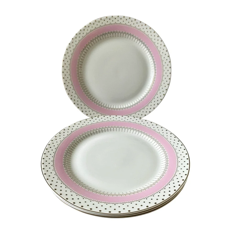 NEW Grace Teaware Fine Porcelain Salad Plates 8